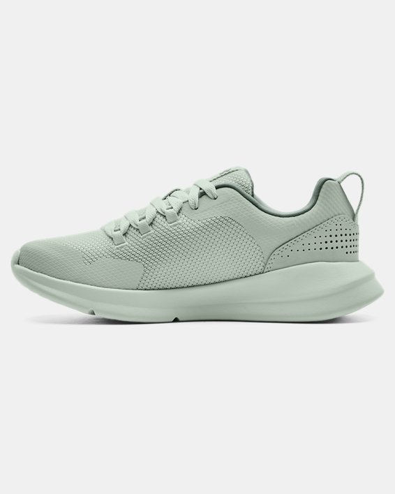 Women's UA Essential Sportstyle Shoes, Green, pdpMainDesktop image number 1